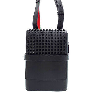 Christian Louboutin Bench Reporter Spike Shoulder Bag